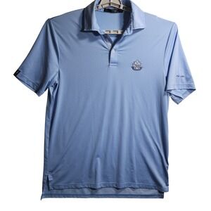RLX Golf Polo Shirt **Village Club Lake Success Logo** Athletic Blue Mens Size M